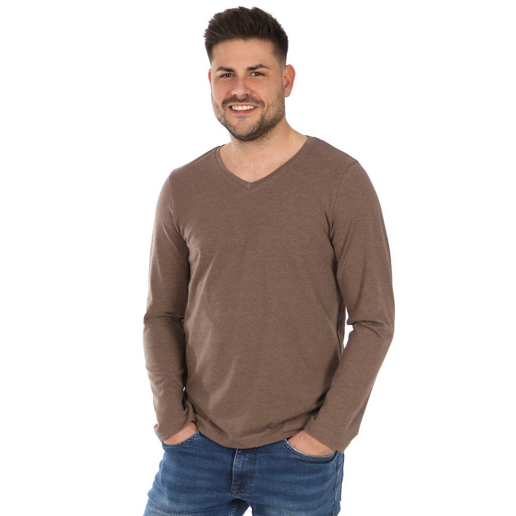 Papierschnittmuster Männer Shirt mit V-Ausschnitt Herr Erik